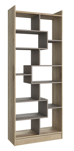 Стеллаж 11 полок, Сиэтл, бежевый