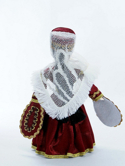 Кукла коллекционная в Кабардинском девичьем костюме