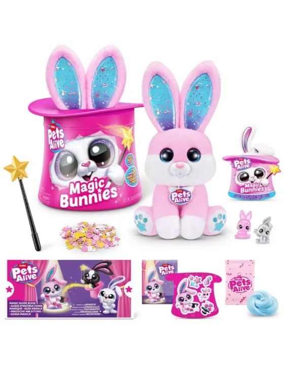 Мягкая игрушка Зуру Pets Alive Magic Bunny