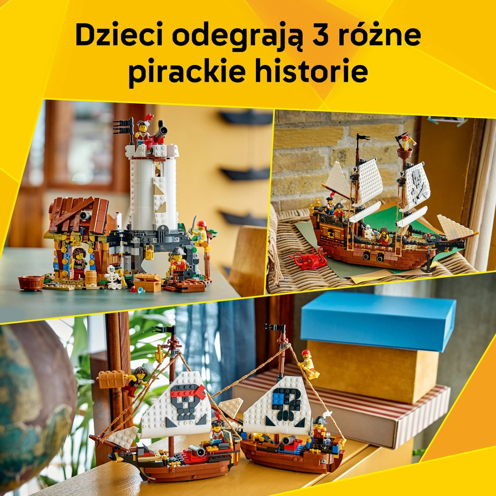 Конструктор LEGO Creator 31387 Легендарный пиратский корабль 3 в 1 — фото 4