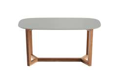 Стол обеденный Cross 2 160*85 см (светло-серый, бук)