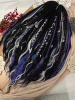 Войлочные дреды с кончиками из козы (Йеннифэр)