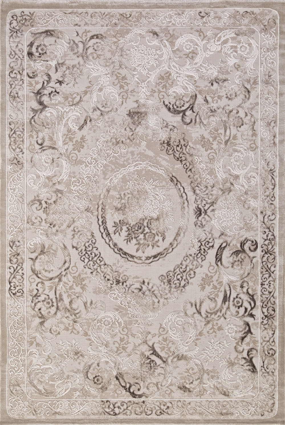 Ковер 03701A - BROWN / BROWN - Прямоугольник - коллекция ARMINA размер 160*230см