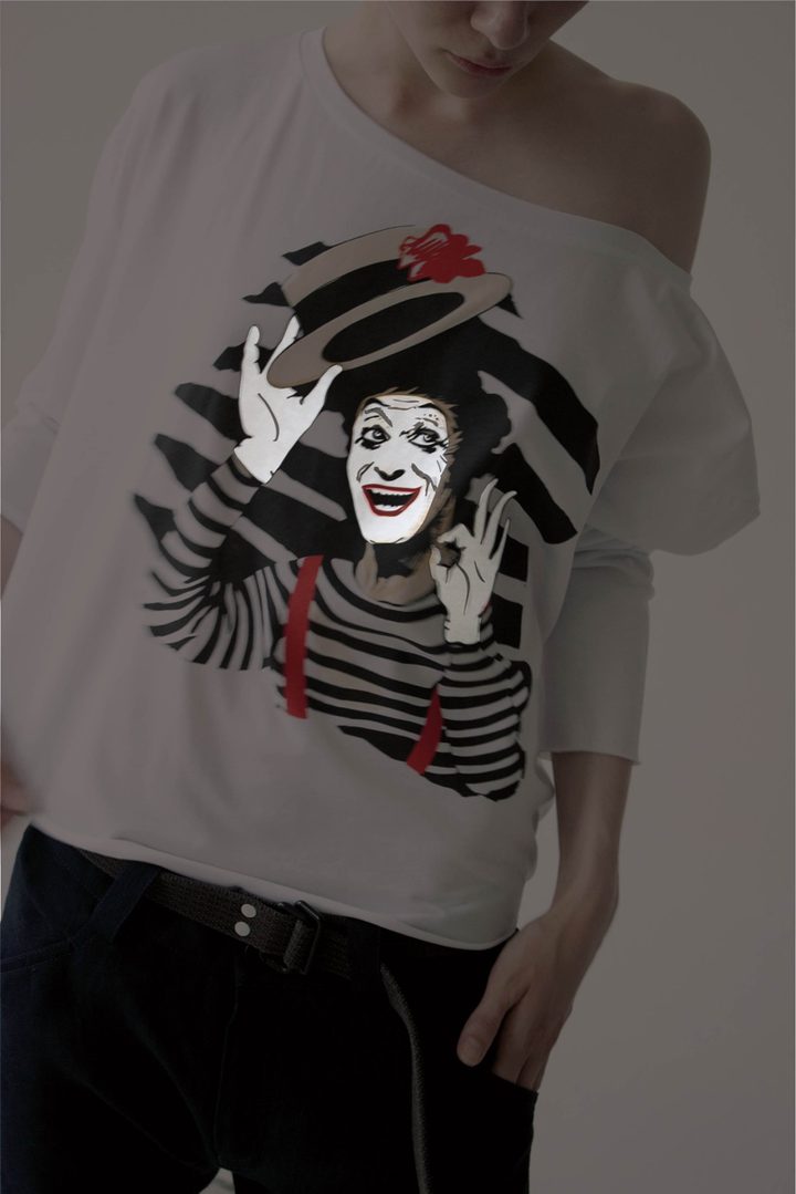 Женская футболка «Marcel Marceau»