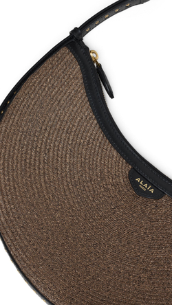 ALAÏA СУМКА ONE PIECE DEMI LUNE, КОРИЧНЕВЫЙ