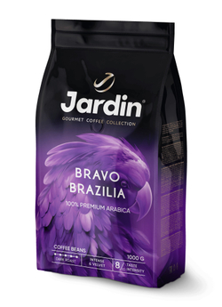 Кофе в зернах Jardin Bravo Brazilia, 1 кг (Жардин)