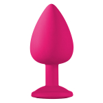 Анальная пробка 9,5см Lola Games Emotions Cutie Large Pink Dark Purple Crystal 4013-02Lola