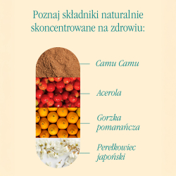 Health Labs Care Vitamin C Natural+ - Капсулы для укрепления иммунитета, 120 kapsułek