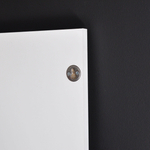 Зеркало настенное, 60х73, Марм, в ванную и прихожую, прямоугольное, в раме, белый, Dipriz