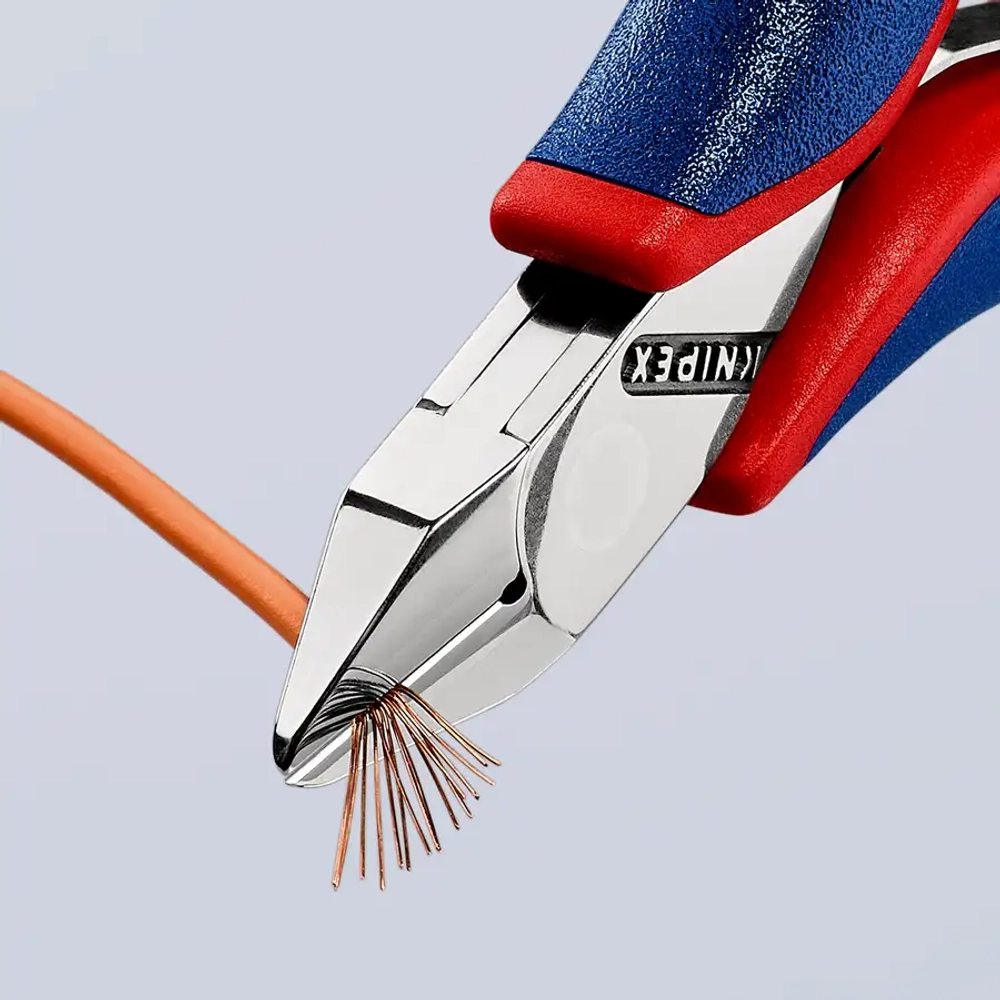 Кусачки боковые для электроники 115 мм Knipex 77 32 115