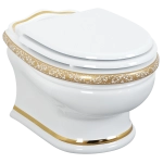 Подвесной унитаз Migliore Milady 24373 декор золото D4