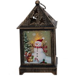 GAEM Изделие декоративное "Фонарь" (подсветка, 3xLR44), L6,5 W6,5 H12,5 см, 3в.