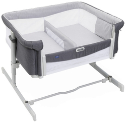 Детская кроватка Chicco Next2Me Twin Magnet Grey