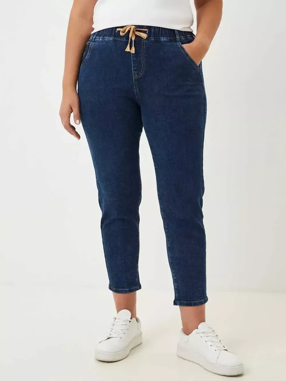 Джинсы утепленные больших размеров