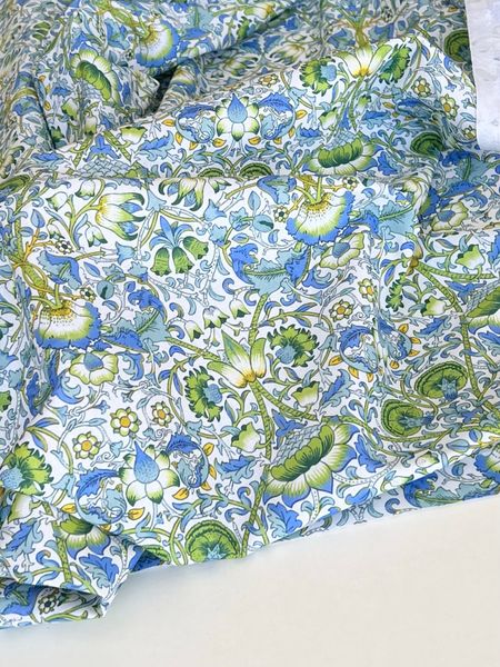 отрез 60 см , НЕБЕСНЫЙ ЛОТОС, У. МОРРИС, 100% хлопок Handmade Fabrics 4