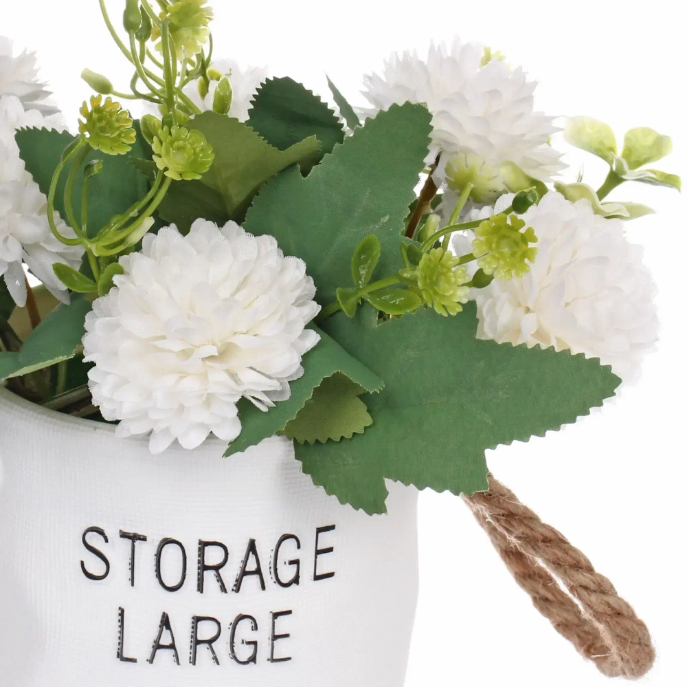 Цветочная композиция «Мечта» 10*20см Хризантемы белые