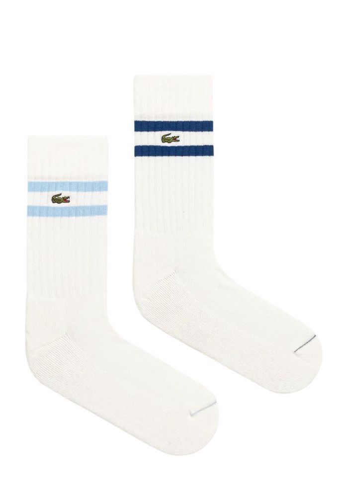 Lacoste Ribbed Cotton 2P - white