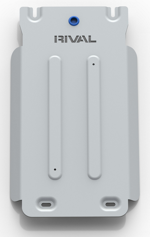 Защита КПП Rival для Toyota Land Cruiser 300 (V - 3.5; 4.0) 2021-н.в. (устанавл-ся совместно с 2333.9559.1.6), штампованная, алюминий 6 мм, с крепежом, 2333.9552.1.6