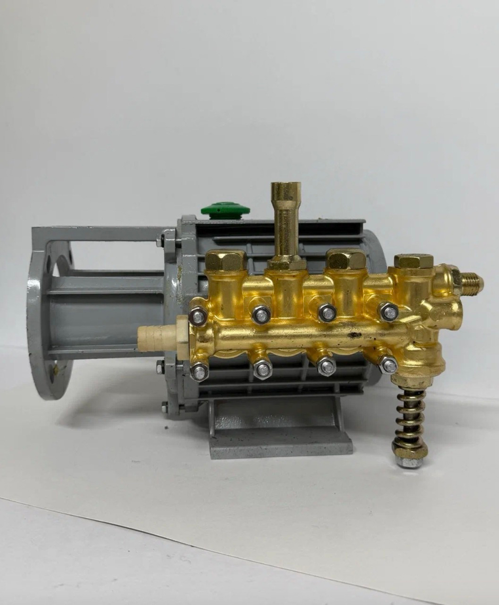 Насос водяной плунжерный для мойки высокого давления Tademitsu TM 280, TM 380, TAO T-380, помпа, латунная головка (1 шт.)