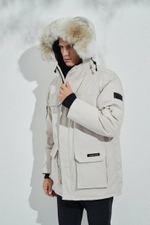 Бежевая парка Canada Goose Expedition