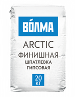 Смесь сухая шпаклевочная на гипсовом вяжущем "ВОЛМА-Arctic" 20 кг