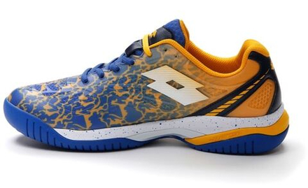 Мужские кроссовки для Падел Lotto Superrapida 200 III - pacific blue/saffron