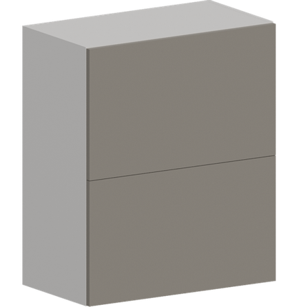 Кухня Модуль ШВГ 601Г Графит / Теплый серый