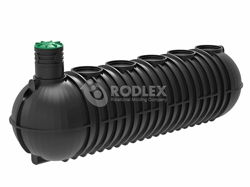 Резервуар для дизельного топлива 35-OIL подземный Родлекс цилиндрический 35000 л. горизонтальный (2400x9700x2500см;1482кг;черный) - арт.559948