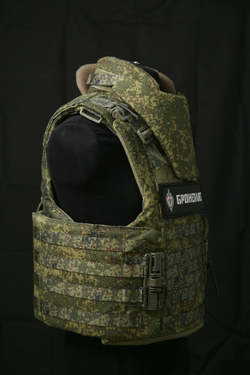 Жилет МСЗ2 + защитные вставки СВМПЭ Бр1, С2