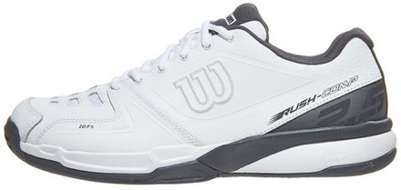 Мужские кроссовки теннисные Wilson Rush Comp LTR - белый, черный