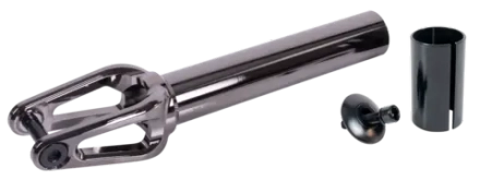 Вилка Tech Team Yuri Fuzz AL 7075 (SCS/HIC) черный хром