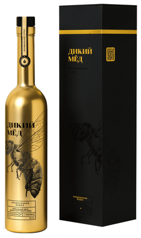 Водка Дикий Мед Премиальная Золотая