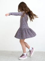 Платье для девочки с длинным рукавом