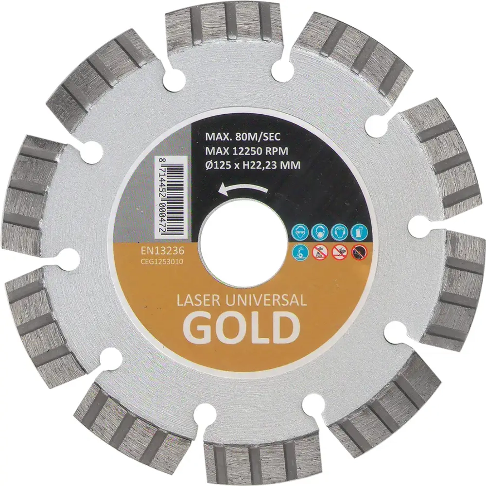 Алмазный диск GOLD 125 мм Hitachi CEG1253010