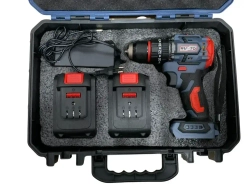 Дрель-шуруповерт, 21 В, 55 Нм, 2 АКБ