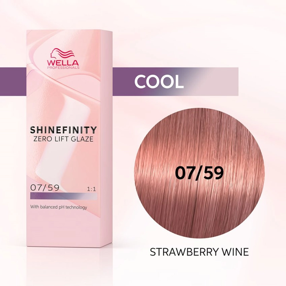 07/59 гель-крем краска для волос / WE Shinefinity 60 мл