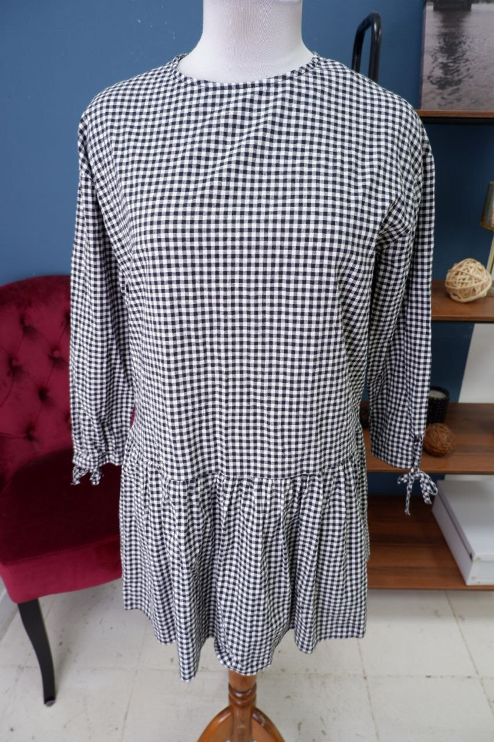 Платье Vadim в мелкую клетку 42 размер