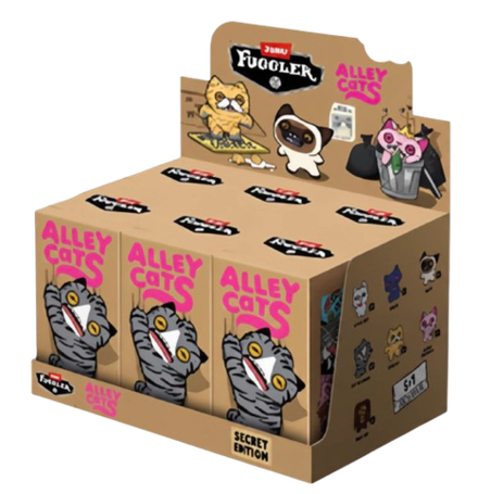 Рандомный брелок Blind Box Fuggler Alley Cats Keychain Plush