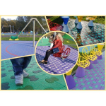 Покрытие Puzzle Playground LС до 10 м2 Фиолетовый