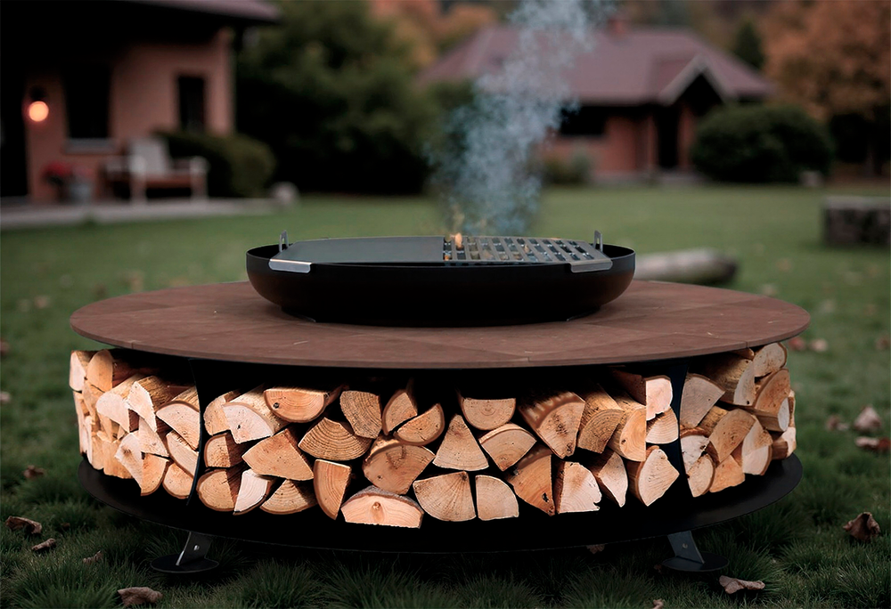 Дизайнерский очаг UFIRE GF-10, d 150 см