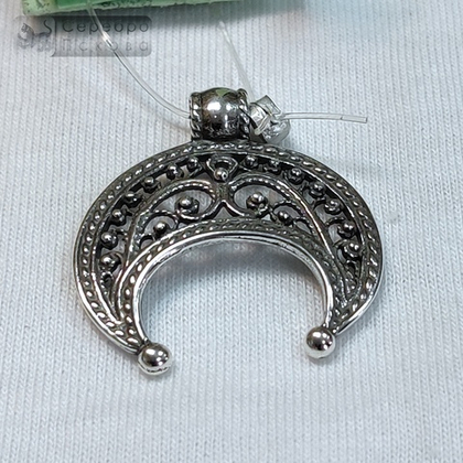 Подвеска "Лунница" скань прорезная