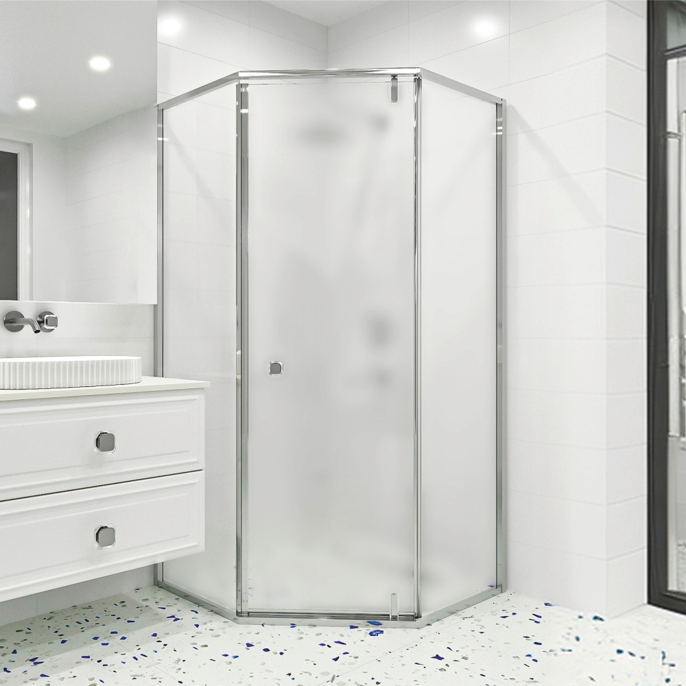 Душевой уголок RGW HO-088 (Матовое-Сатинат, 900x900)