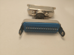Разъем CENTRONICS вилка, шаг P2.16, контакты 36C, монтаж на кабель, кожух металл, CENC-36M #20