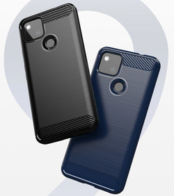 Черный чехол для смартфона Google Pixel 5a, серия Carbon от Caseport