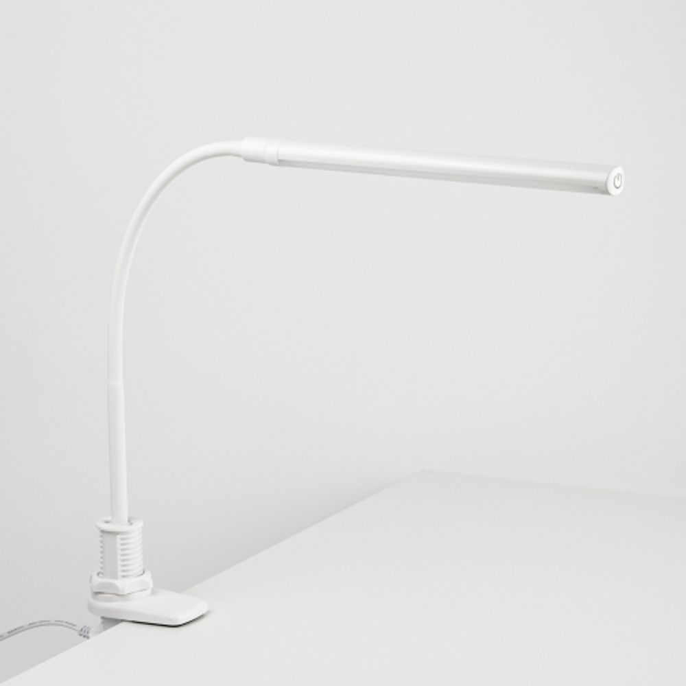 Настольный светильник ЭРА NLED-509-8W-W светодиодный на струбцине белый