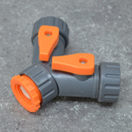 Тройник - распределитель для шлангов 3/4 (внутренняя резьба) с клапанами, NNATA139