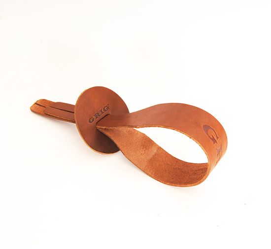 GRT-2 Ремни для оркестровых тарелок, кожа, коричневые, Grig