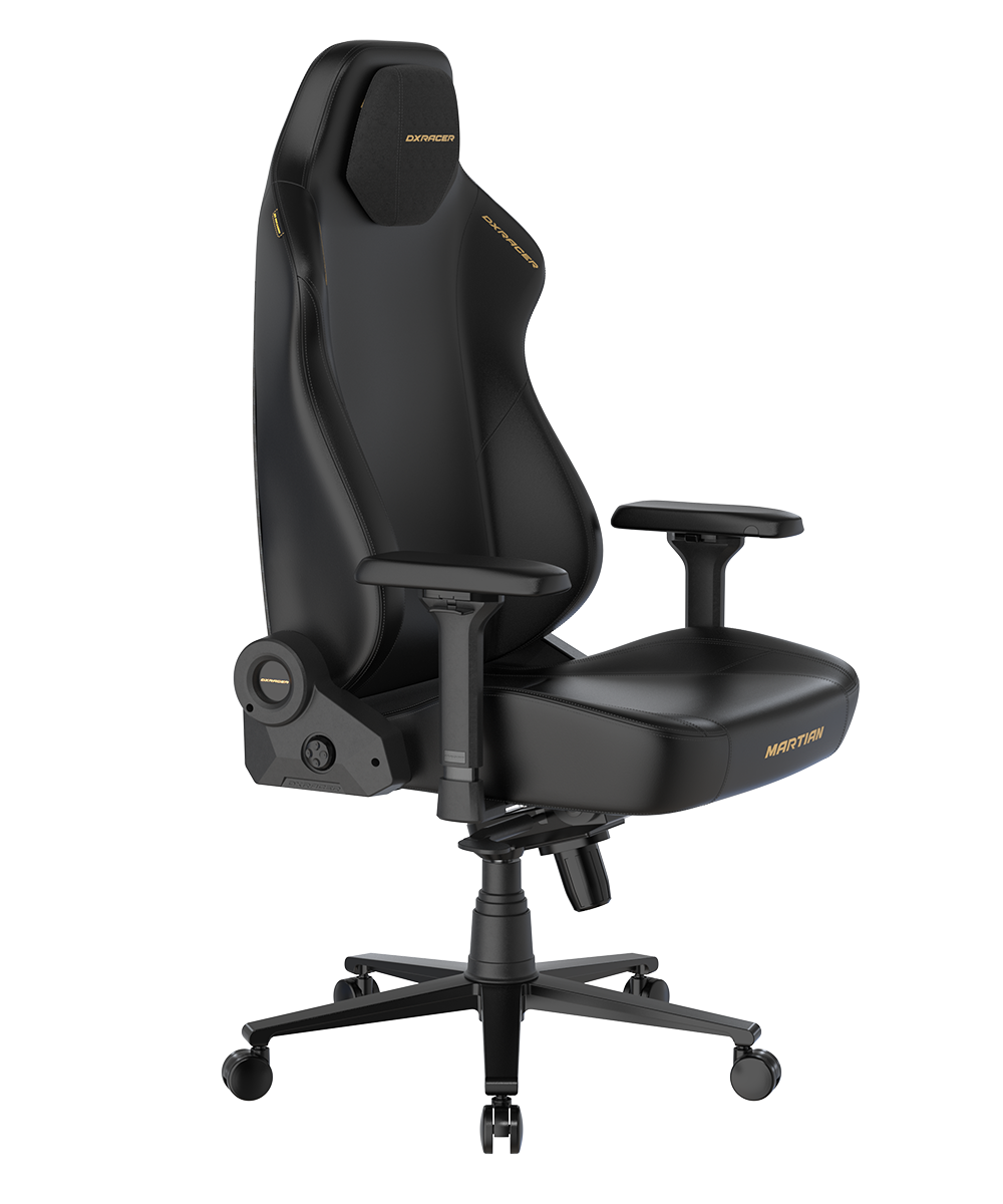 Кресло игровое DXRacer Martian OH/XLMT24LTA/N.N.Y, Черный/отстрочка Жёлтый