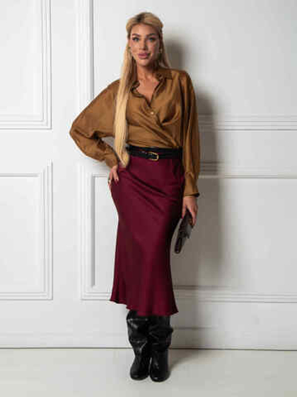 Юбка Калла (бордо)
