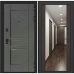 Дверь Входная Бункер BN-04 Зеркало максимум Венге